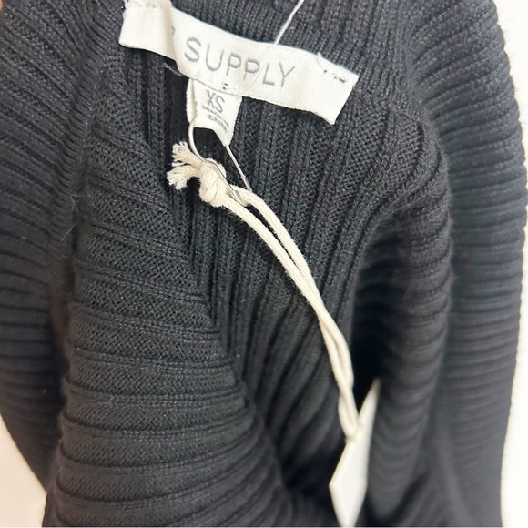 NWT Z Supply Runaway Zip Henley Black Dress (size small) - Picture 8 of 8